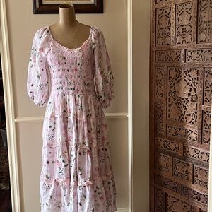 Ivy City Co Blush Textured Dress